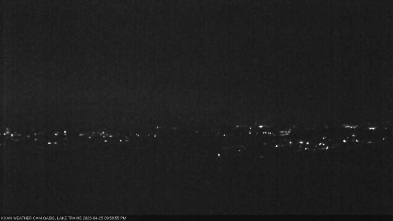 Lake Travis webcam, April 25, 2023 10:00 PM CT