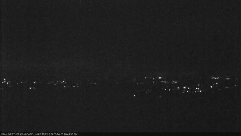 Lake Travis webcam, April 25, 2023 10:45 PM CT