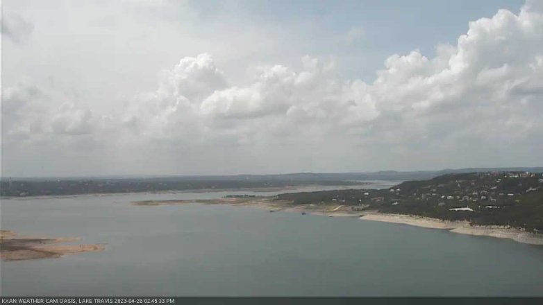 Lake Travis webcam, April 26, 2023 2:45 PM CT