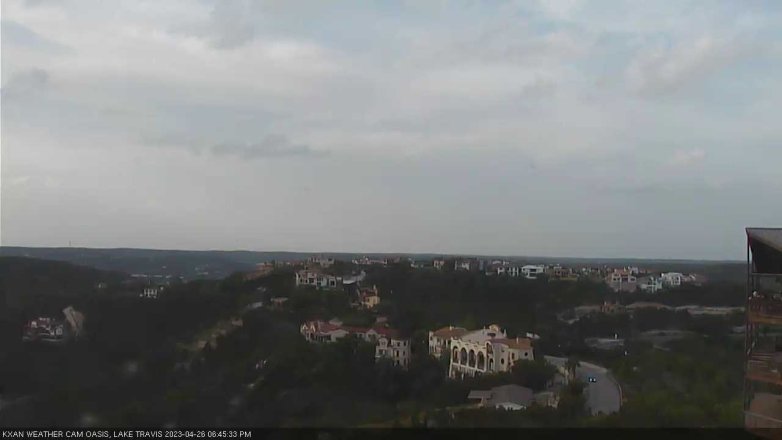 Lake Travis webcam, April 26, 2023 6:45 PM CT