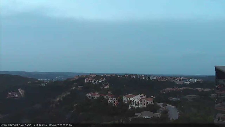 Lake Travis webcam, April 26, 2023 8:00 PM CT