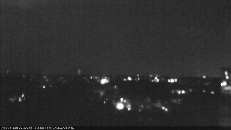 Lake Travis webcam, April 26, 2023 8:45 PM CT