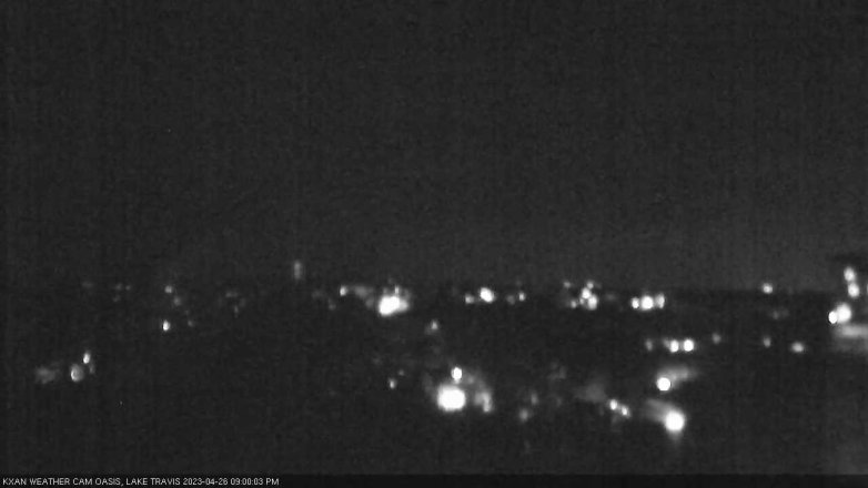 Lake Travis webcam, April 26, 2023 9:00 PM CT