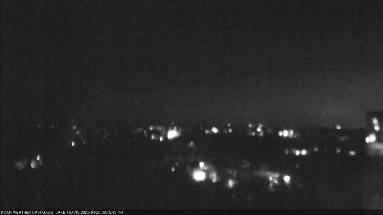 Lake Travis webcam, April 26, 2023 9:45 PM CT