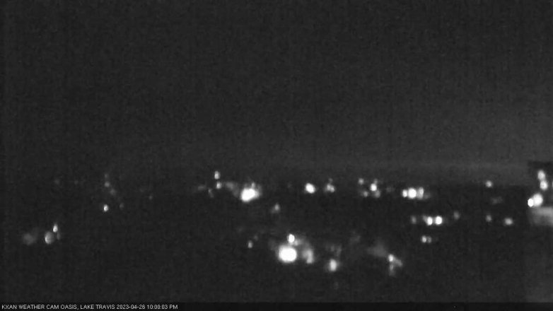 Lake Travis webcam, April 26, 2023 10:00 PM CT