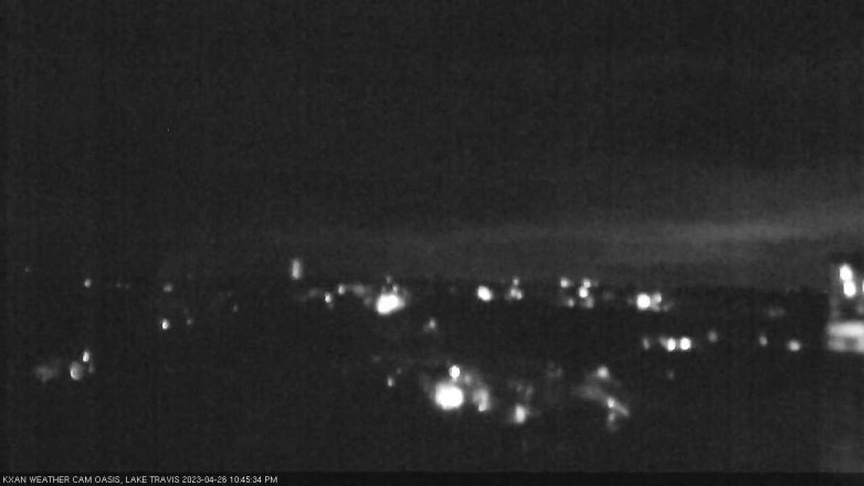 Lake Travis webcam, April 26, 2023 10:45 PM CT