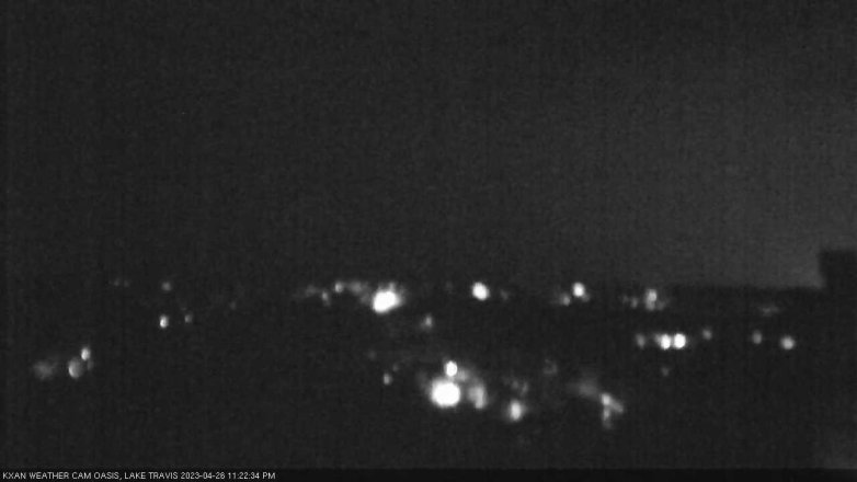 Lake Travis webcam, April 26, 2023 11:25 PM CT