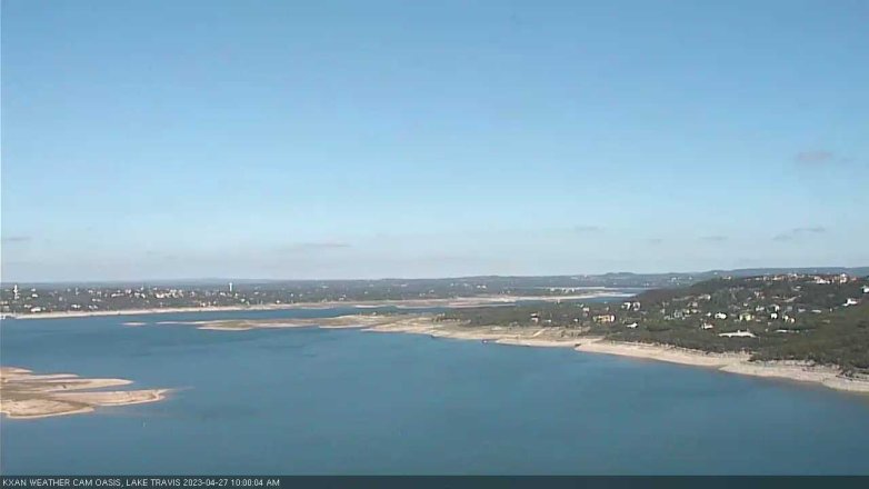 Lake Travis webcam, April 27, 2023 10:00 AM CT