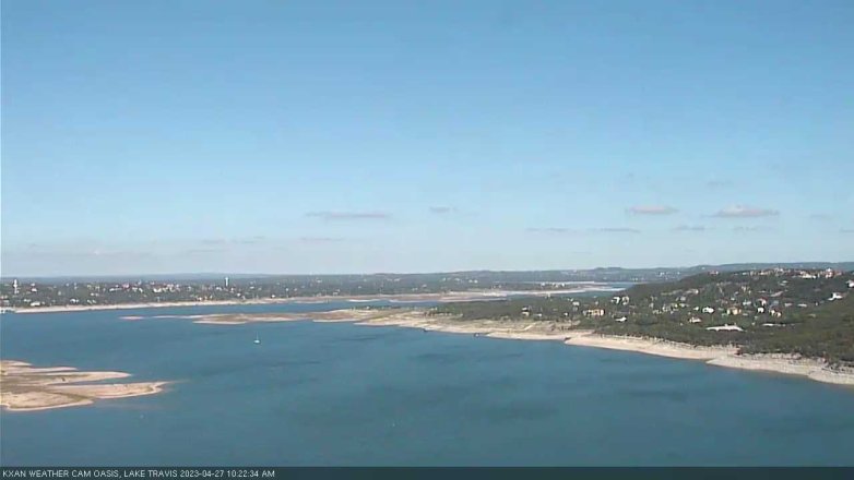 Lake Travis webcam, April 27, 2023 10:25 AM CT