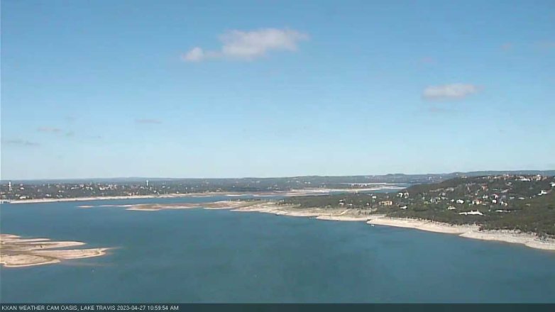 Lake Travis webcam, April 27, 2023 11:00 AM CT