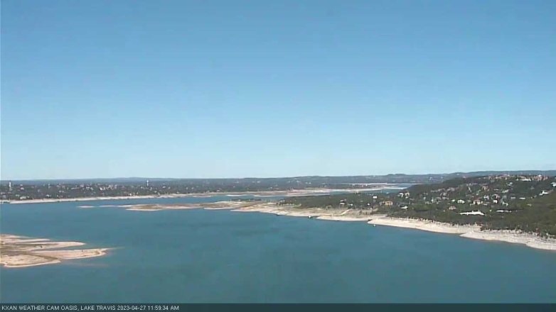 Lake Travis webcam, April 27, 2023 12:00 PM CT