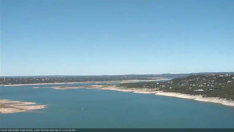 Lake Travis webcam, April 27, 2023 12:25 PM CT
