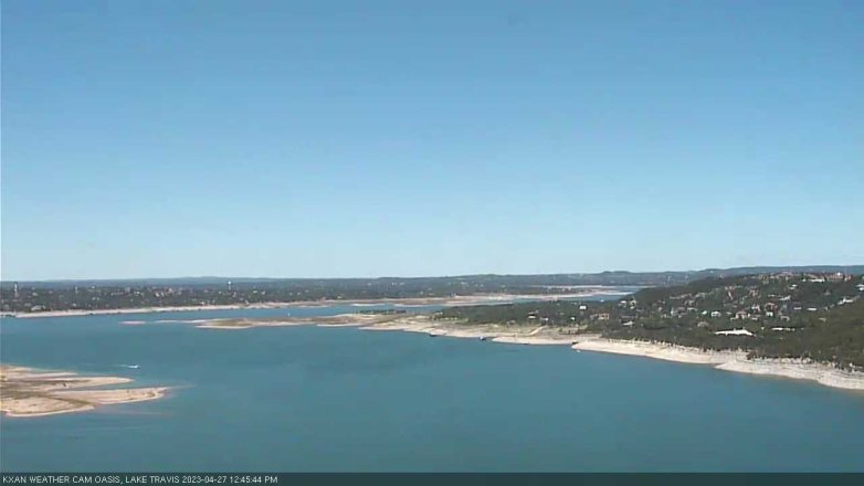 Lake Travis webcam, April 27, 2023 12:45 PM CT