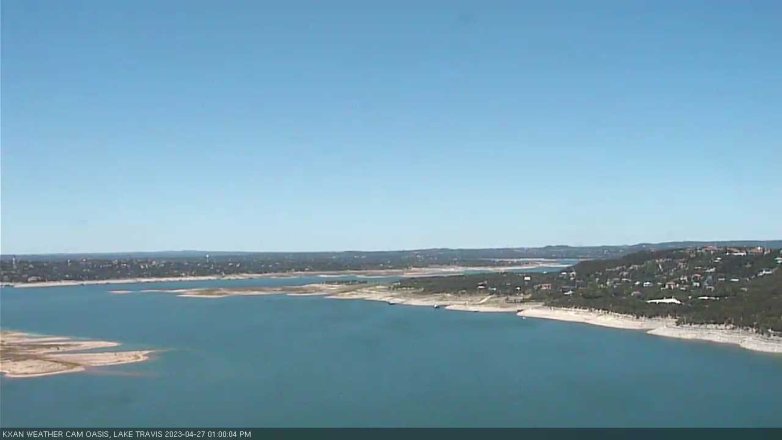 Lake Travis webcam, April 27, 2023 1:00 PM CT