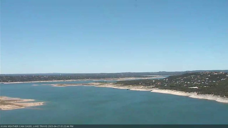 Lake Travis webcam, April 27, 2023 1:25 PM CT