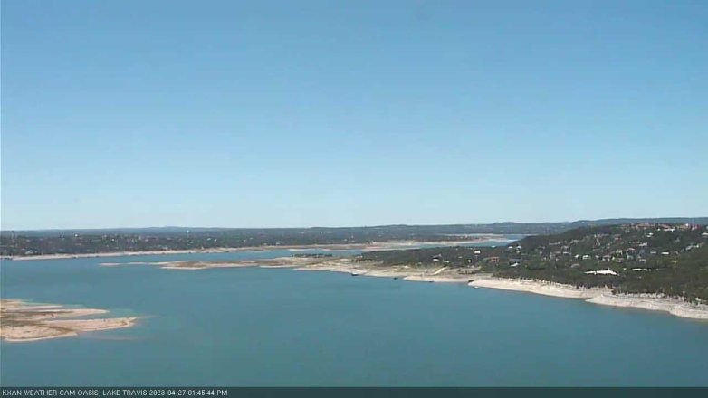 Lake Travis webcam, April 27, 2023 1:45 PM CT