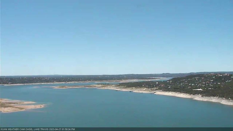 Lake Travis webcam, April 27, 2023 2:00 PM CT
