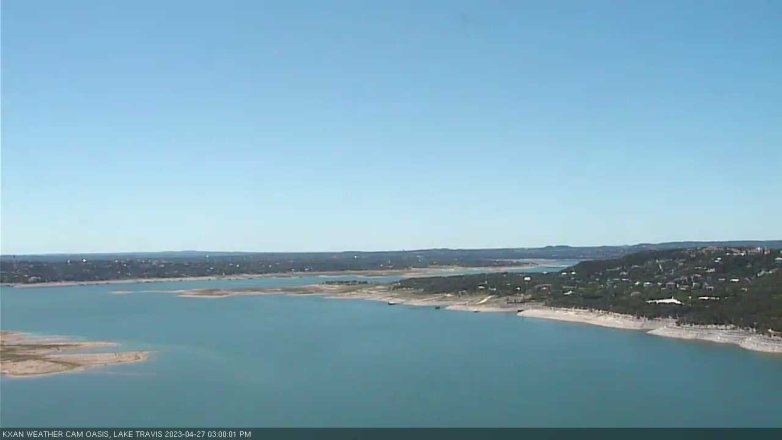 Lake Travis webcam, April 27, 2023 3:00 PM CT