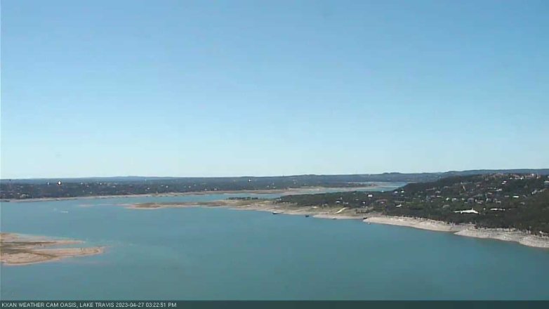 Lake Travis webcam, April 27, 2023 3:25 PM CT