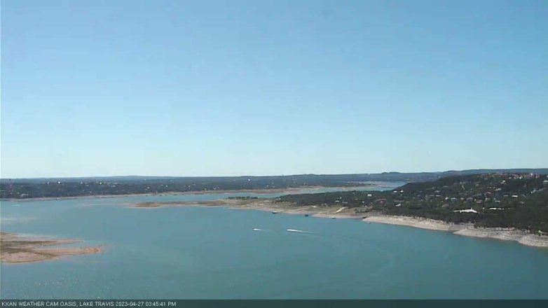 Lake Travis webcam, April 27, 2023 3:45 PM CT
