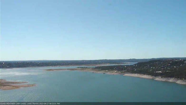 Lake Travis webcam, April 27, 2023 4:25 PM CT