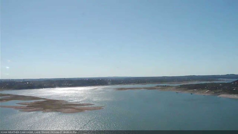 Lake Travis webcam, April 27, 2023 4:45 PM CT