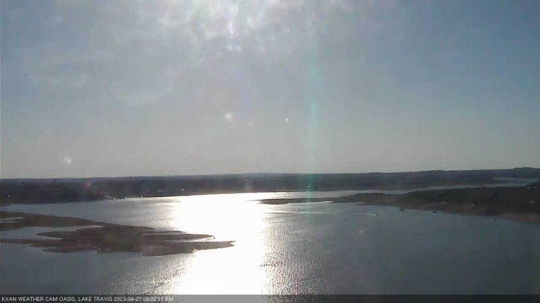 Lake Travis webcam, April 27, 2023 6:00 PM CT