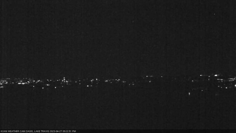 Lake Travis webcam, April 27, 2023 9:25 PM CT