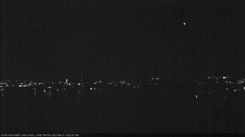 Lake Travis webcam, April 27, 2023 10:25 PM CT