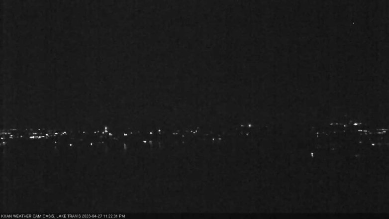 Lake Travis webcam, April 27, 2023 11:25 PM CT