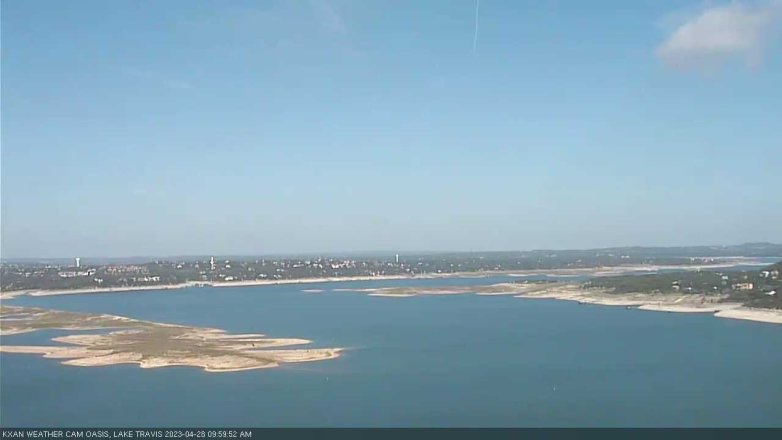 Lake Travis webcam, April 28, 2023 10:00 AM CT