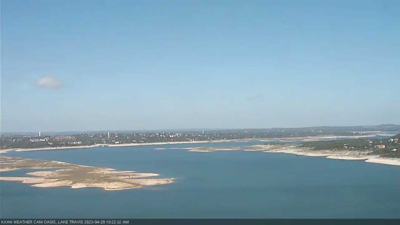 Lake Travis webcam, April 28, 2023 10:25 AM CT