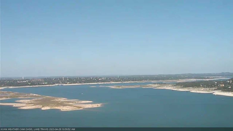 Lake Travis webcam, April 28, 2023 11:00 AM CT