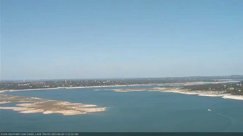 Lake Travis webcam, April 28, 2023 11:25 AM CT