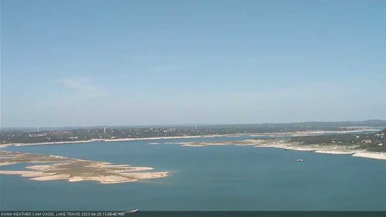 Lake Travis webcam, April 28, 2023 11:45 AM CT