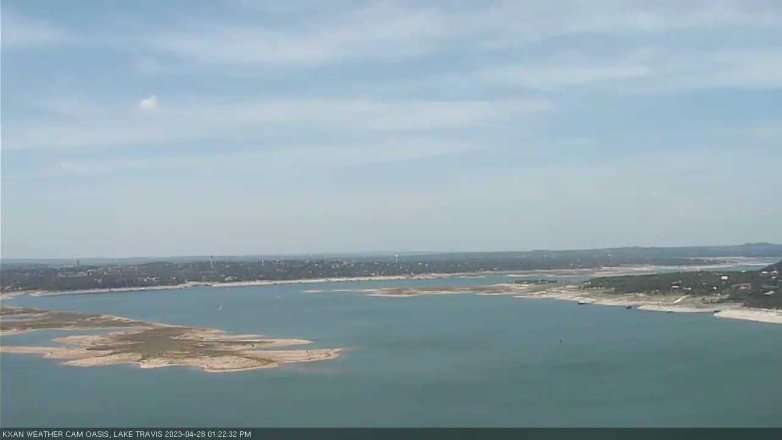 Lake Travis webcam, April 28, 2023 1:25 PM CT