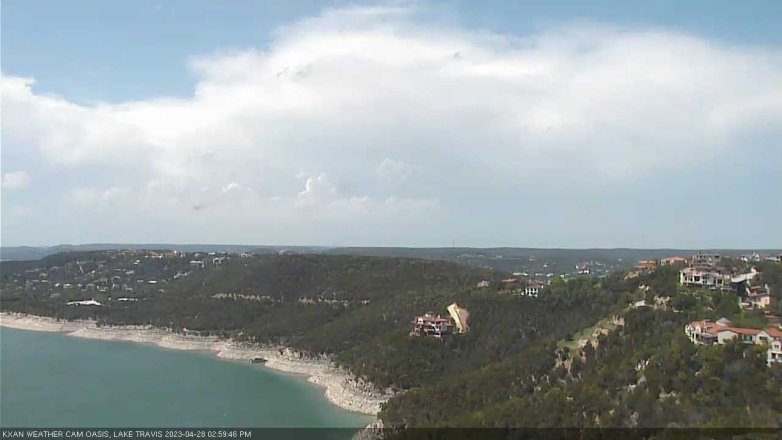 Lake Travis webcam, April 28, 2023 3:00 PM CT