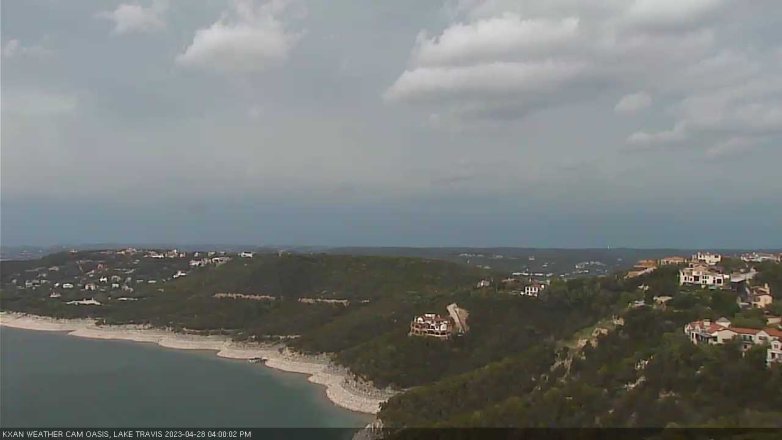 Lake Travis webcam, April 28, 2023 4:00 PM CT