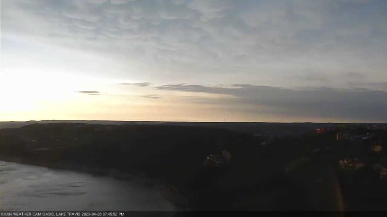 Lake Travis webcam, April 28, 2023 7:45 PM CT