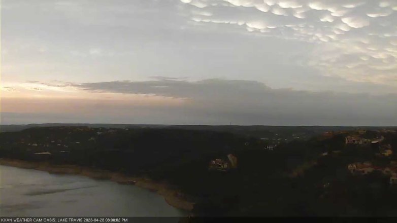 Lake Travis webcam, April 28, 2023 8:00 PM CT