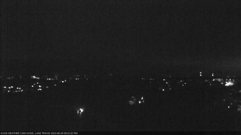 Lake Travis webcam, April 28, 2023 9:25 PM CT