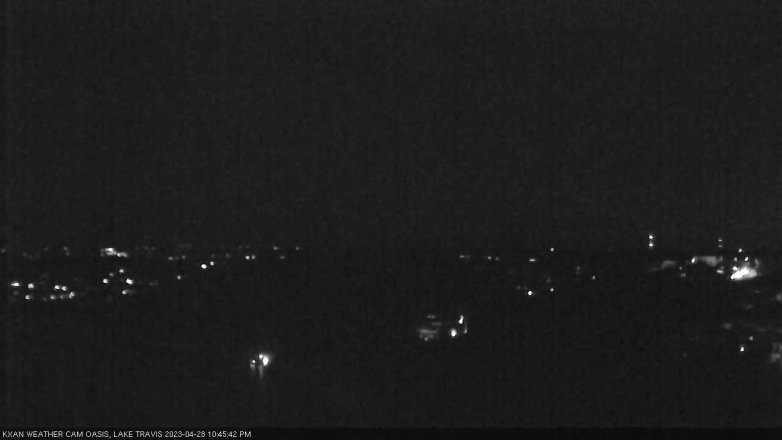 Lake Travis webcam, April 28, 2023 10:45 PM CT