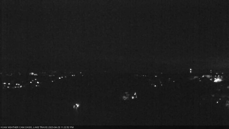 Lake Travis webcam, April 28, 2023 11:25 PM CT