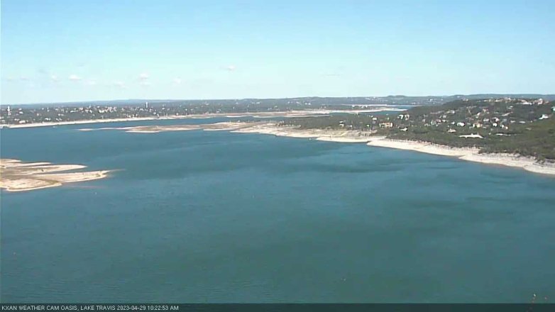 Lake Travis webcam, April 29, 2023 10:25 AM CT