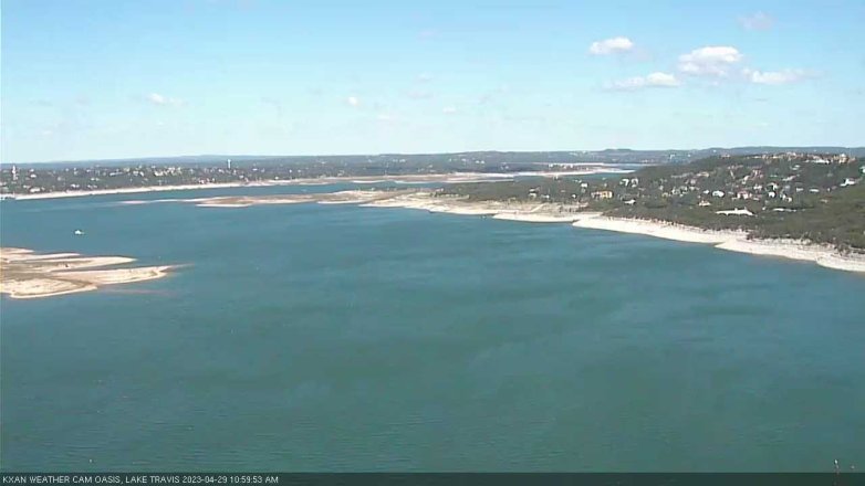 Lake Travis webcam, April 29, 2023 11:00 AM CT
