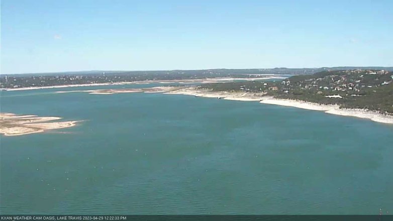 Lake Travis webcam, April 29, 2023 12:25 PM CT