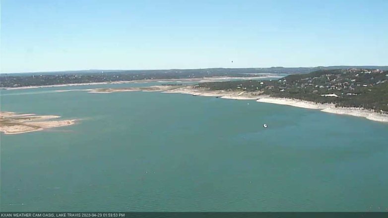 Lake Travis webcam, April 29, 2023 2:00 PM CT