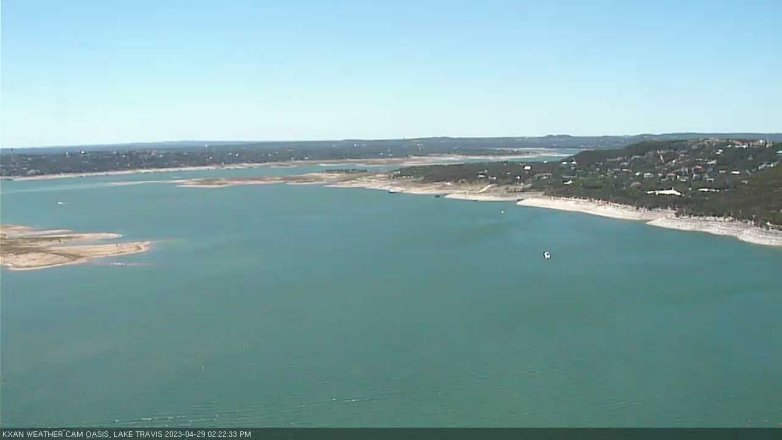 Lake Travis webcam, April 29, 2023 2:25 PM CT