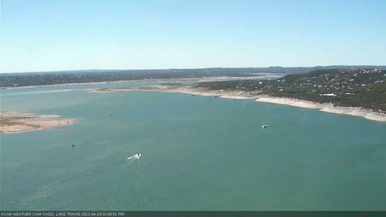 Lake Travis webcam, April 29, 2023 2:45 PM CT