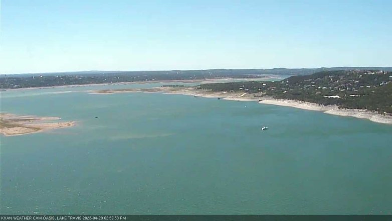 Lake Travis webcam, April 29, 2023 3:00 PM CT